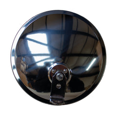 8'' Convex Mirror Head with Rib Back and Offset Mount