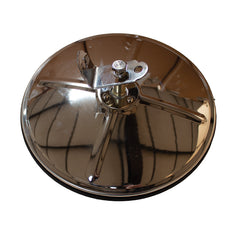 8.5'' Convex Mirror Head with Rib Back and Center Mount J Bracket