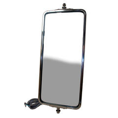 Stainless Steel Heated West Coast Mirror with Lighting feature for Trucks, Buses, Utility Vehicles and More