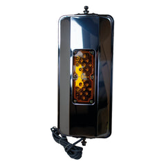 West Coast Stainless Steel Mirror with LED Signal Light Heated