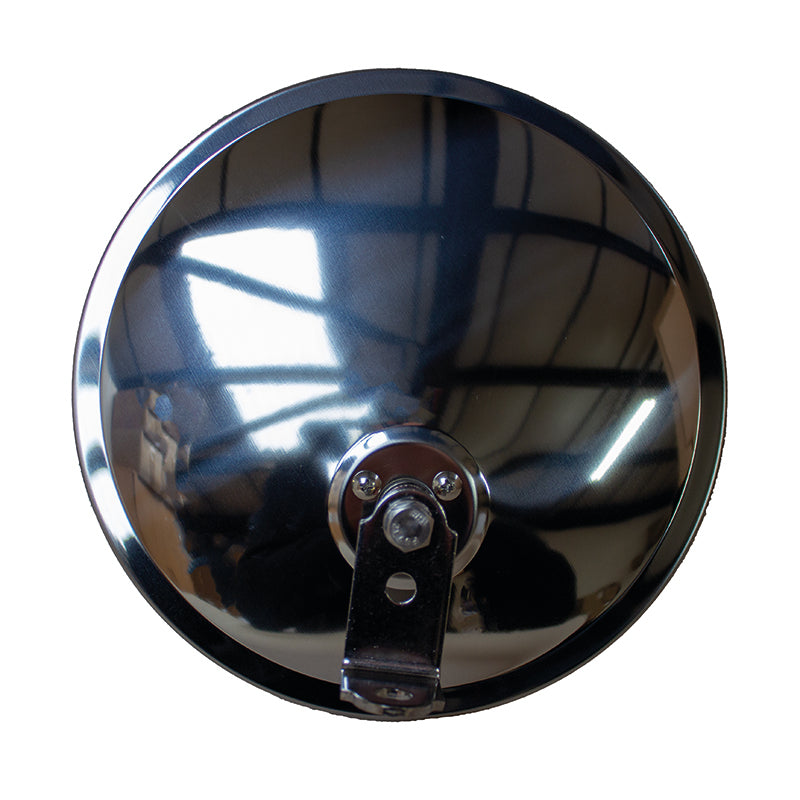 8.5'' Convex Mirror Head with Smooth Back and Offset Mount.